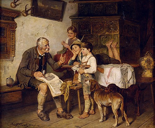 Die Naturkunde-Stunde, 1914, Adolf Eberle