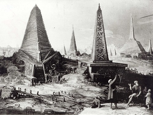 The Egyptian pyramids., 1610, Ambrosius Francken I