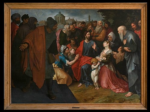 Christ bénissant les enfants, 1600, Ambrosius Francken I