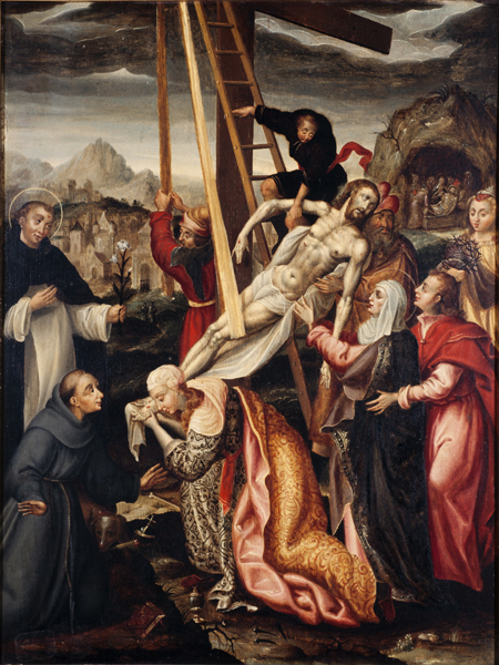 Descente de croix, , Ambrosius Francken I