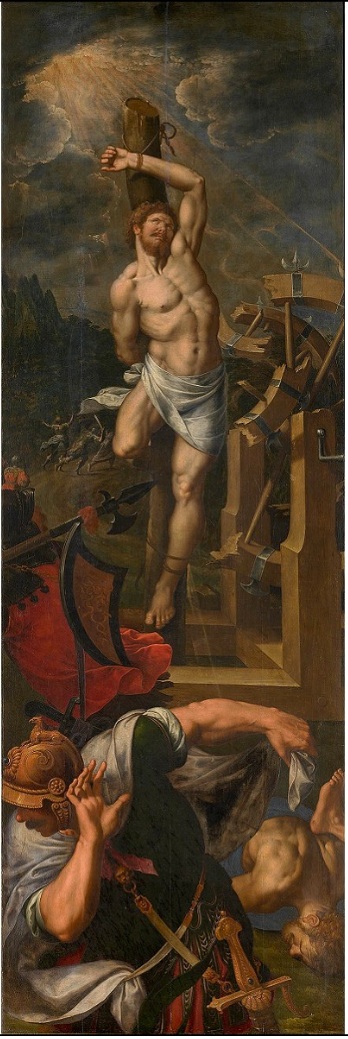 Saint George tortured, 1595, Ambrosius Francken I