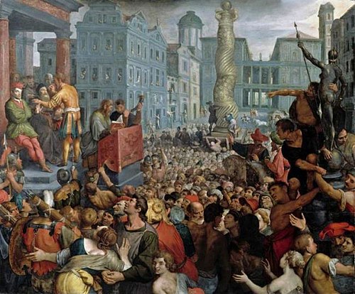 The Judgement of Zaleucus, 1606, Ambrosius Francken I