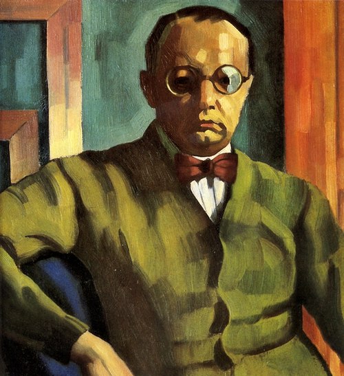 Autoportrait, 1928, Adolf Erbslöh
