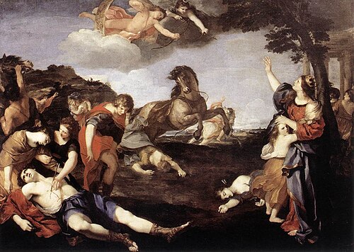 The Massacre of the Niobids, 1638, Andrea Camassei