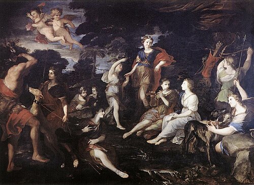 The Hunt of Diana, 1638, Andrea Camassei