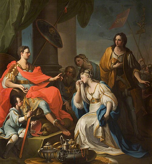 The Continence of Scipio, 1743, Andrea Casali