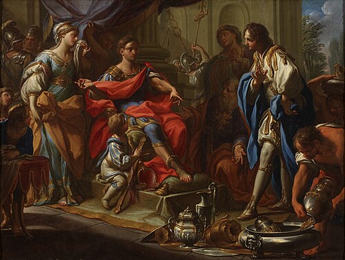 The Continence of Scipio, 1743, Andrea Casali