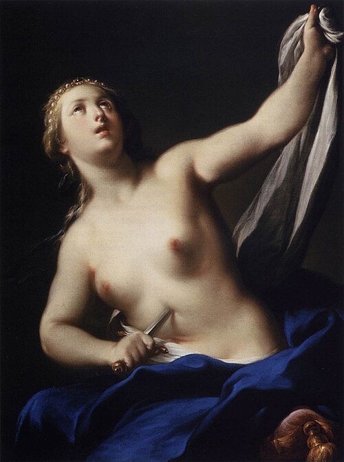 Lucrèce, 1740, Andrea Casali