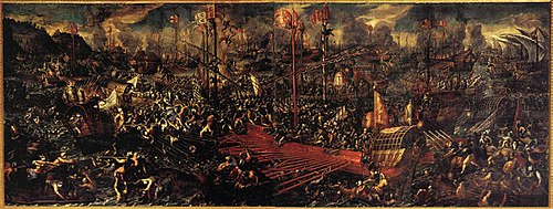 Battle of Lepanto, 1603, Andrea Vicentino