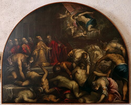 implorazione per la cessazione della peste a venezia, , Andrea Vicentino