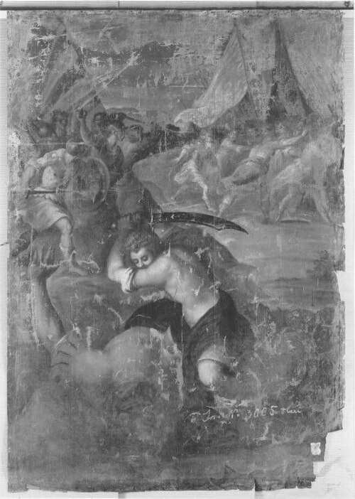 David and Goliath, 1576, Andrea Vicentino
