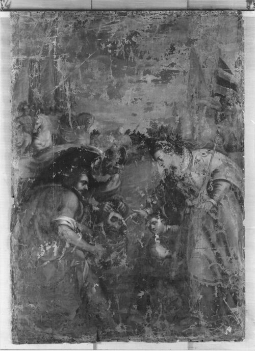 Tomyris with the head of Cyrus, , Andrea Vicentino