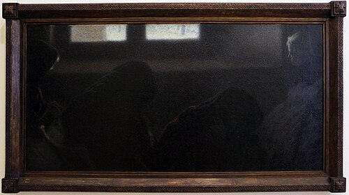 inverno nel pio albergo trivulzio, 1911, Angelo Morbelli