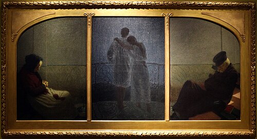 Dream and Realitiy, 1905, Angelo Morbelli