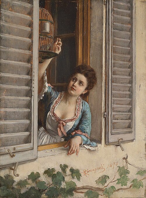 Der kleine Liebling, 1870, Angiolino Romagnoli