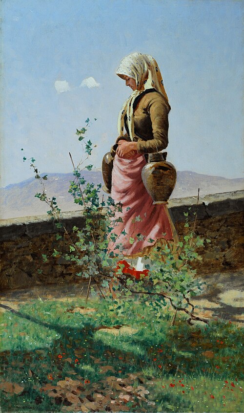Peasant woman, 1880, Angiolo Tommasi
