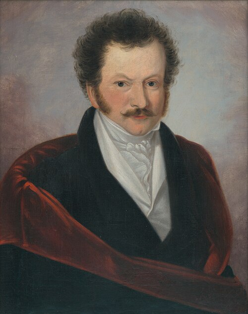 Podobizeň Jozefa Ellingera, 1827, József Pesky