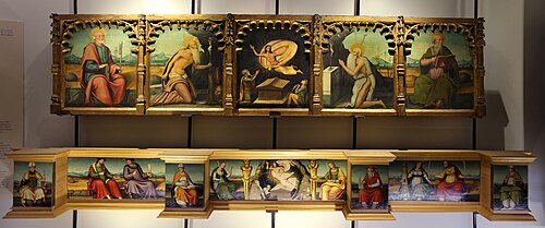 predella del polittico di n.s. di valverde, da iglesias, e del retablo di s. m di monserrat, 1550, Antioco Mainas