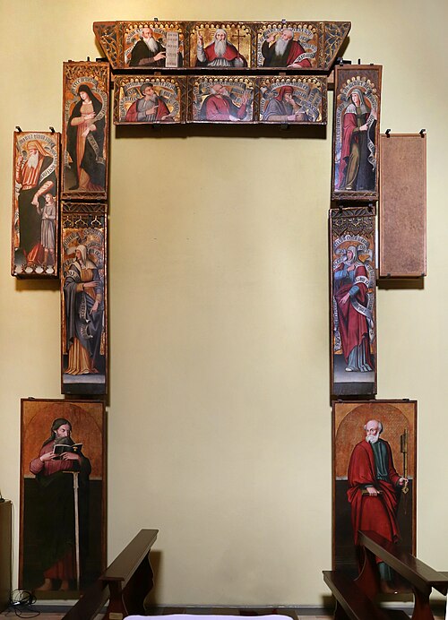 altarpiece, , Antioco Mainas