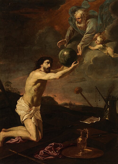 Jesus Receiving the World from God the Father, 1657, Antonio Arias
