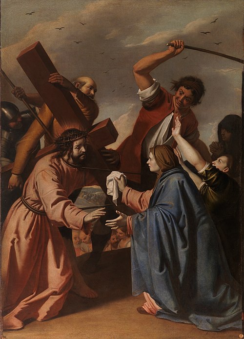 Christ Bearing the Cross Meets Veronica, 1657, Antonio Arias