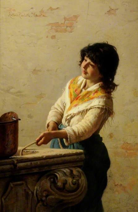 The Girl at the Well, 1867, Antonio Ermolao Paoletti
