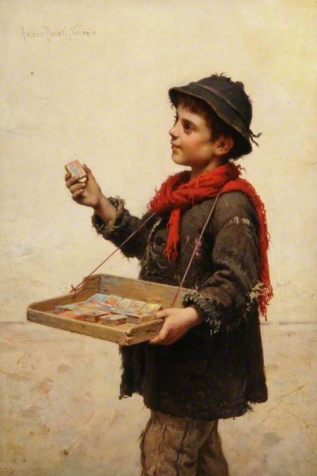 The Match Seller, 1867, Antonio Ermolao Paoletti