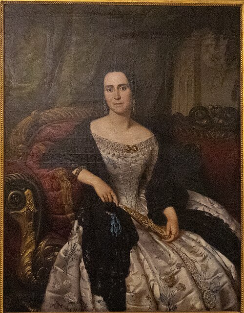 Retrato de Dolores Rubio Domínguez de Rubio, 1850, Pelegrín Clavé y Roqué