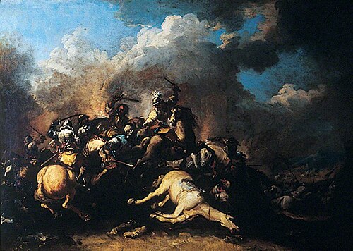 Battle Scene, 1706, Antonio Maria Marini