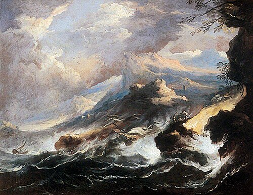 Storm off a Coast, 1706, Antonio Maria Marini