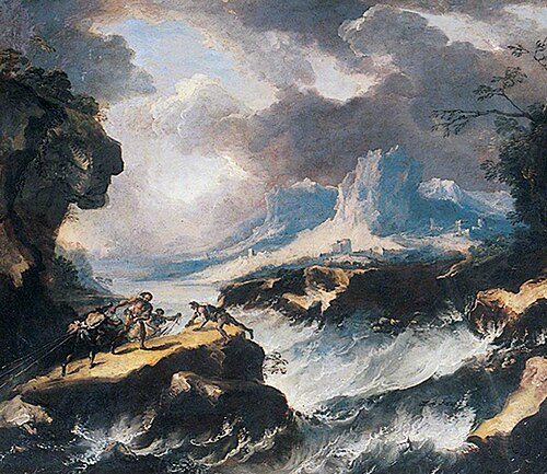 Seascape, 1706, Antonio Maria Marini
