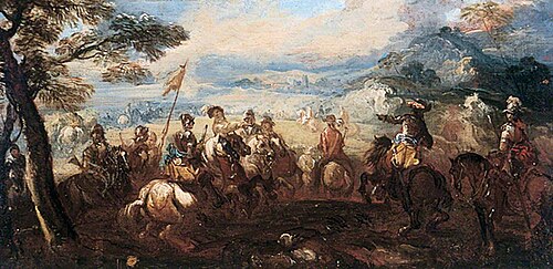 Battle Scene, 1706, Antonio Maria Marini