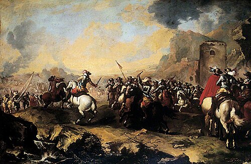 Battle Scene, 1706, Antonio Maria Marini