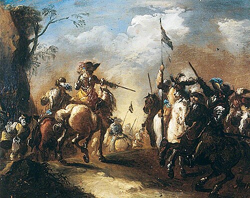 Battle Scene, 1706, Antonio Maria Marini