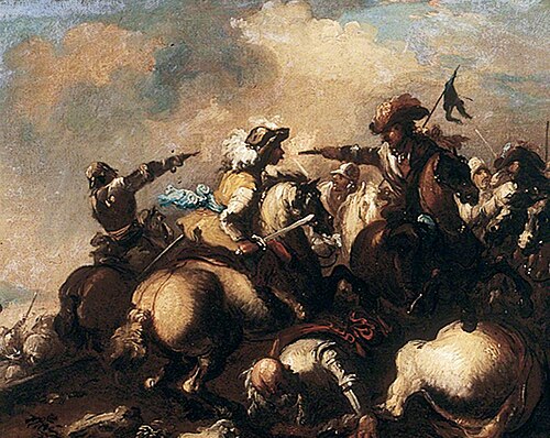 Battle Scene, 1706, Antonio Maria Marini