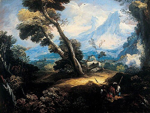 Landscape with Brigands Resting, , Antonio Maria Marini