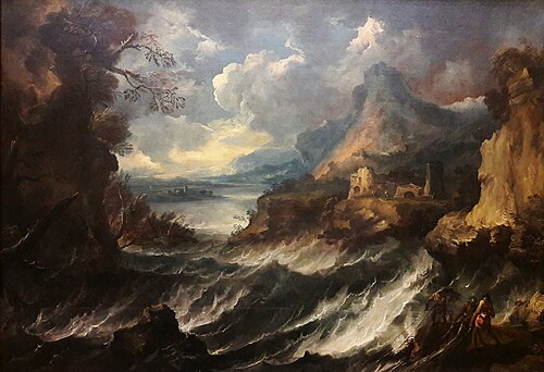 Mer agitée., 1700, Antonio Maria Marini