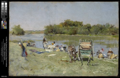 Washerwomen, 1874, Giovanni Boldini