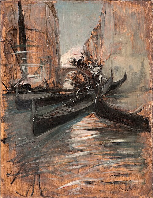 Channel in Venice, 2000, Giovanni Boldini