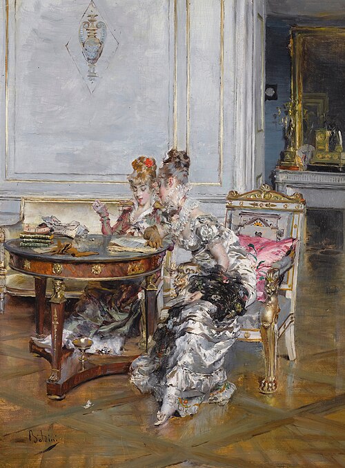 Confidences, 1875, Giovanni Boldini