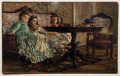 Les Sœurs Lascaraky, 1869, Giovanni Boldini