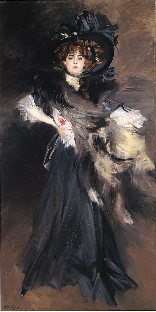 Portrait de Mlle Lantelme, 1907, Giovanni Boldini
