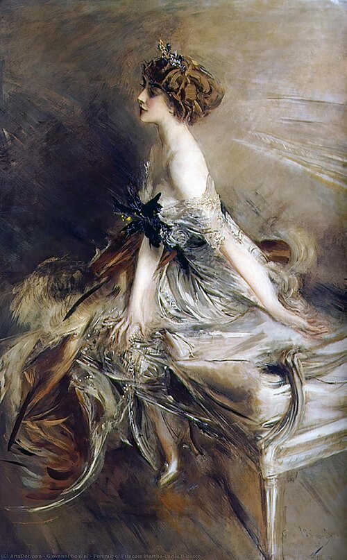 Portrait de la princesse Marthe-Lucile Bibesco, 1911, Giovanni Boldini