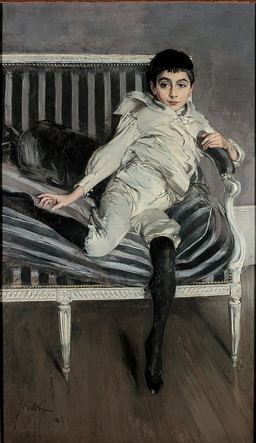 Portrait du petit Subercaseaux, 1891, Giovanni Boldini