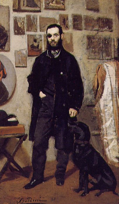 Portrait de Giuseppe Abbati, 1865, Giovanni Boldini