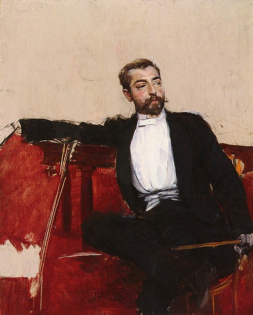 Portrait of John Singer Sargent, 1890, Giovanni Boldini