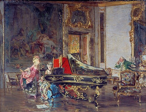 Old song (I), 1871, Giovanni Boldini