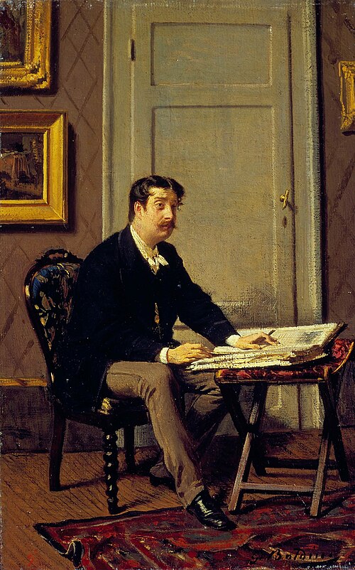 Portrait of Giorgio Sevieri, 1866, Giovanni Boldini
