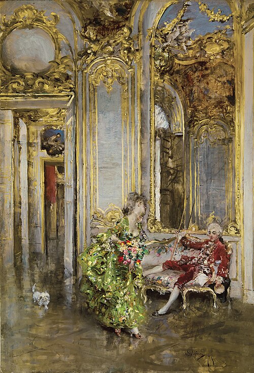 A friend of the marquis, 1875, Giovanni Boldini