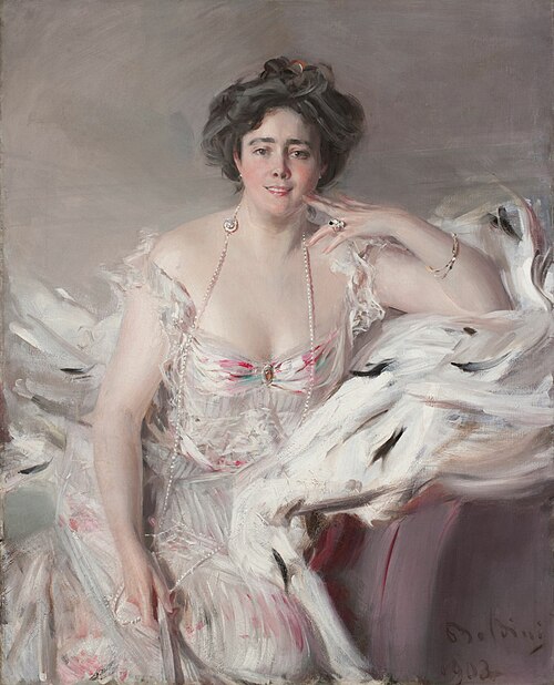 Portrait de Lady Nanne Schrader, née Wiborg, 1903, Giovanni Boldini